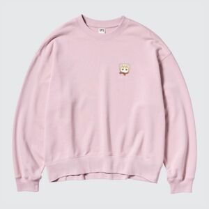 Uniqlo x Mofusand Teddy Meow Pink Sweatshirt Size M